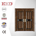 Lujo doble hoja seguridad puerta de acero KKD-312D